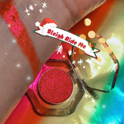Inked Doll Cosmetics - *Lmt. Edt. Holiday* SLEIGH RIDE ME Pressed Duochrome