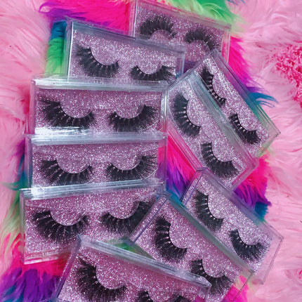 Inked Doll Cosmetics - #SNATCHED 3D DREAMDOLL LASHES *GLITTER* CASE