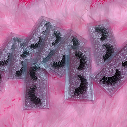 Inked Doll Cosmetics - #SNATCHED 3D DREAMDOLL LASHES *GLITTER* CASE