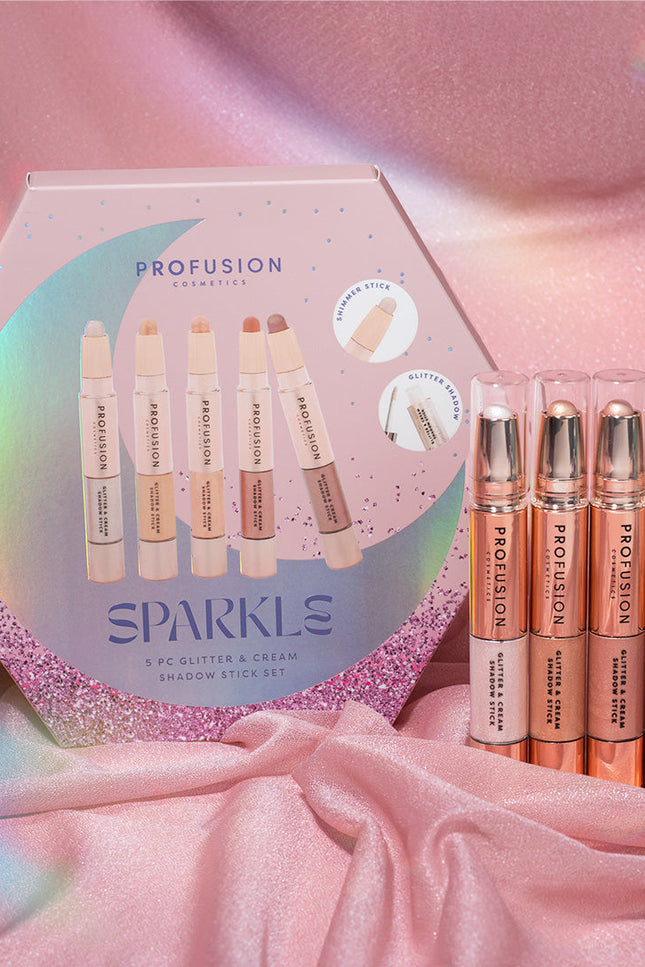 Profusion Cosmetics - Sparkle 5 PC Cream Shadow Set
