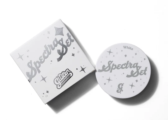 Glisten Cosmetics White Spectra Set - Colourful Pressed Powder