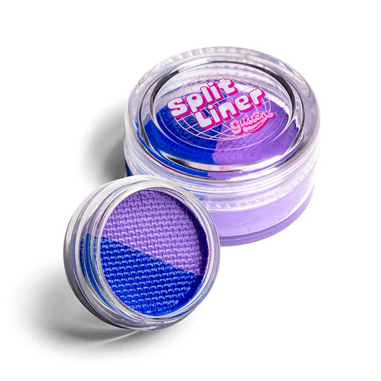 Glisten Cosmetics - Split Liner - Galaxy (UV Blue & Purple) - Large (10g)