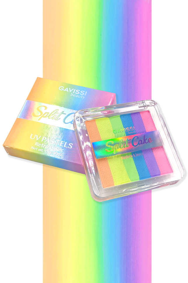 Gavissi Beauty - UV PASTEL RAINBOW SPLIT LINER