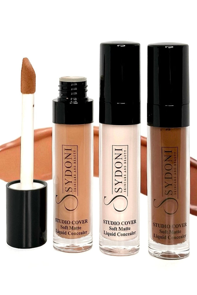 Sydoni - BEST SELLER! STUDIO COVER SOFT MATTE LIQUID CONCEALER 0.35 OZ. (16 SHADES)
