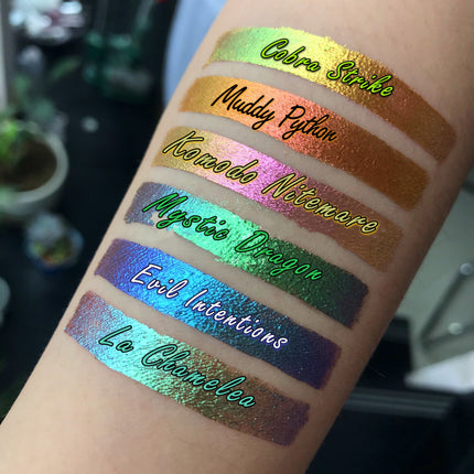 Inked Doll Cosmetics - "LA CHAMELEA" Deadly Venom LIQUID LAVA Effect Pigments