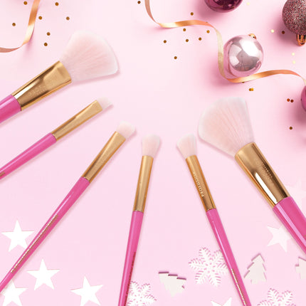 Profusion Cosmetics - Sweet Holiday | 6-pc Face & Eye Brush Vault