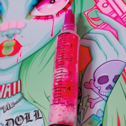 Inked Doll Cosmetics - ELECTRIC LOVE GlamDoll Glitter Syringe