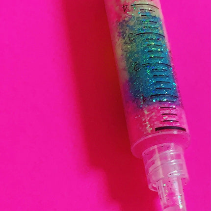 Inked Doll Cosmetics - ELECTRIC ZOO *UV* GlamDoll Glitter Syringe
