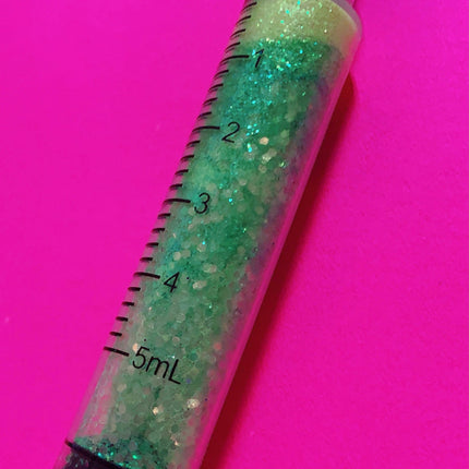 Inked Doll Cosmetics - LOST LANDS *UV* GlamDoll Glitter Syringe
