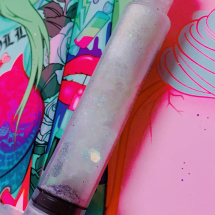 Inked Doll Cosmetics - MARSHMALLOW FROSTING GlamDoll Glitter Syringe