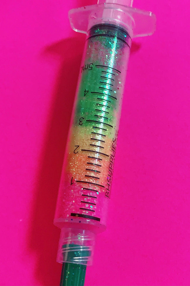 Inked Doll Cosmetics - DEEP TROPICS *UV* GlamDoll Glitter Syringe