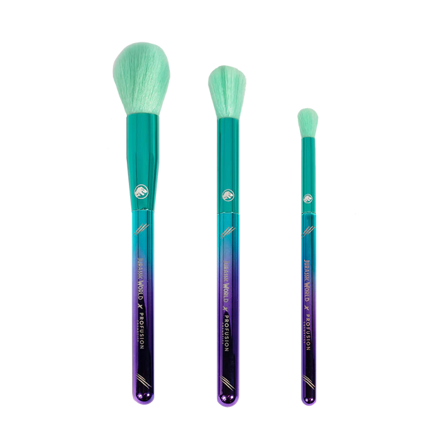 Profusion Cosmetics - Jurassic World | Slash. Soar. Roar! Face & Eye Brush Set