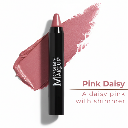Mommy Makeup - Triple Sticks Lipstick, Cream Blush, and Treatment in Pink Daisy