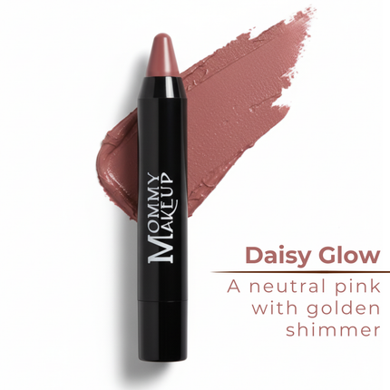 Mommy Makeup - Triple Sticks Lipstick, Cream Blush, and Treatment in Daisy Glow