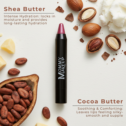Mommy Makeup - Triple Sticks Lipstick, Cream Blush, and Treatment in Bare Babe
