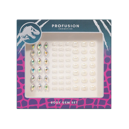 Profusion Cosmetics - Jurassic World Visitor | Cosmetic Bag & Gem Set
