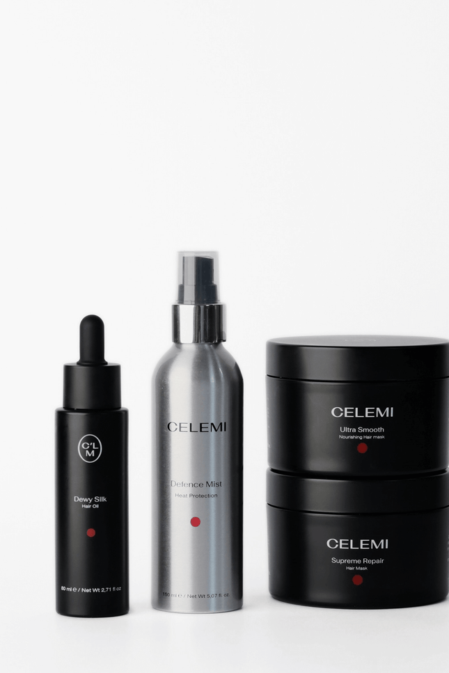 Celemi Cosmetics - Total Hair Care Bundle: Restore, Shine, Protect
