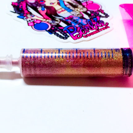 Inked Doll Cosmetics - TROPICAL SUNSET GlamDoll Glitter Syringe