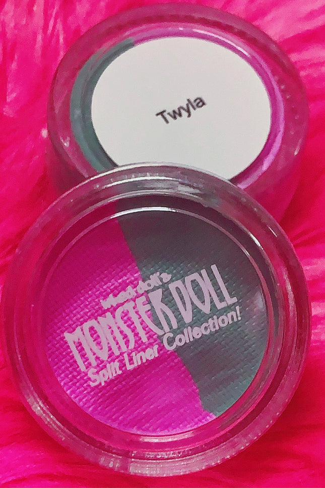 Inked Doll Cosmetics - (HUGE!) Monster Doll TWYLA *UV Neon Pastel* SPLIT LINER/FACE/BODY PAINT