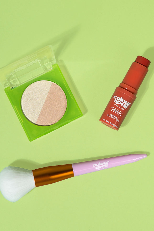 ColourSpell - #Glowup Collection- Highlight, Blush & Brush