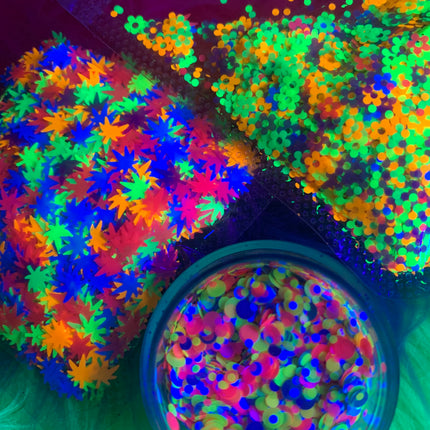 Inked Doll Cosmetics - KALEIDOSCOPE 420 *UV* Festival Glitter Confetti