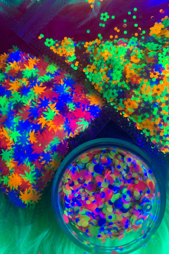 Inked Doll Cosmetics - KALEIDOSCOPE 420 *UV* Festival Glitter Confetti