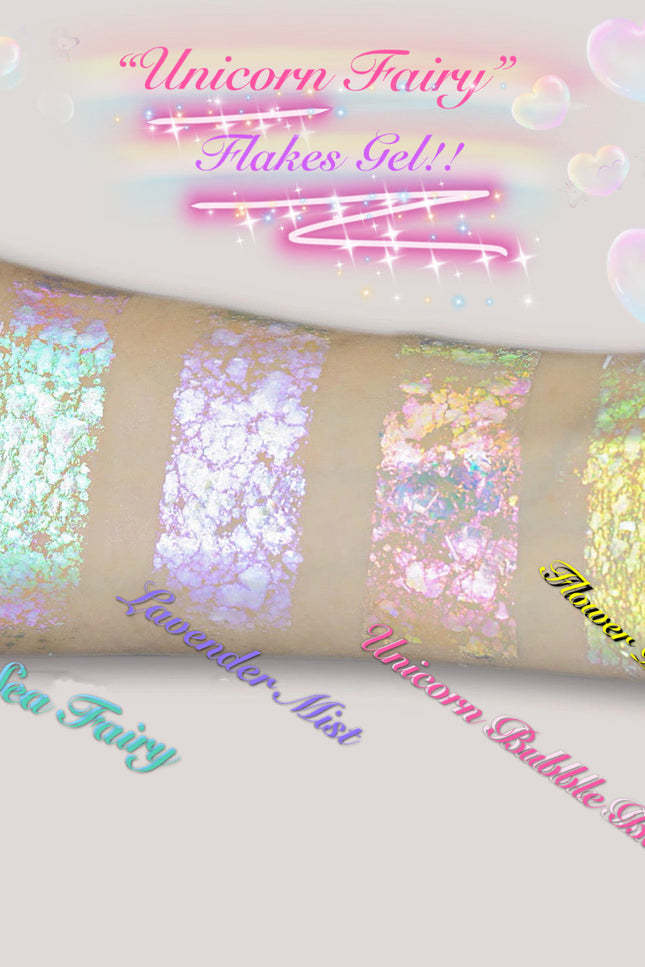 Inked Doll Cosmetics - *UNICORN FAIRY* GEL FLAKES!