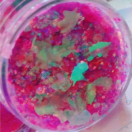 Inked Doll Cosmetics - UNICORN FESTIVAL GLOW Glitter Gel