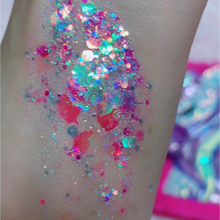 Inked Doll Cosmetics - UNICORN FESTIVAL GLOW Glitter Gel