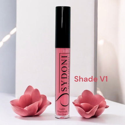 Sydoni - SHADE V1-LUSTRE VINYL FINISH LIPGLOSS - Light Natural Pink