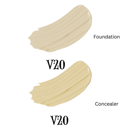 Curst Kosmetics - UNDEAD™ Foundation and Concealer Shade Alicia/V20