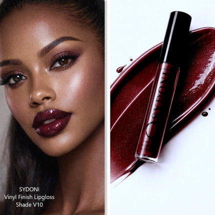 Sydoni - SHADE V10 LUSTRE VINYL FINISH LIPGLOSS - Deep Rich Plum