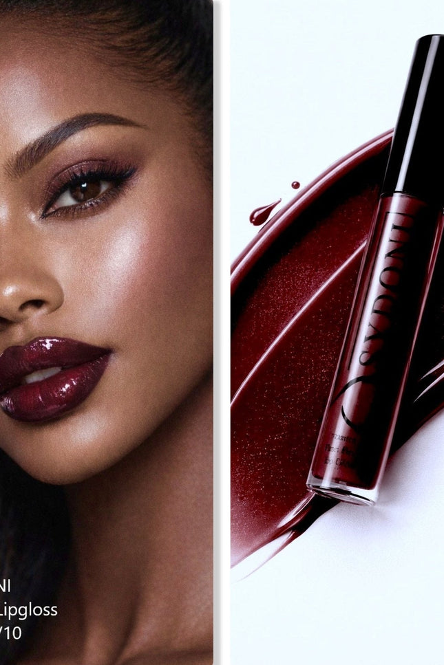Sydoni - SHADE V10 LUSTRE VINYL FINISH LIPGLOSS - Deep Rich Plum