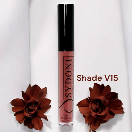 Sydoni - SHADE V15 VINYL FINISH LIPGLOSS - Medium Chocolate Brown