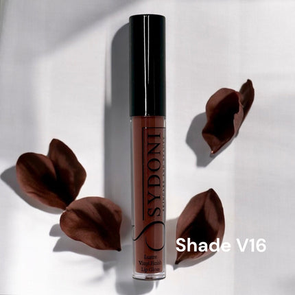 Sydoni - SHADE V16 VINYL FINISH LIPGLOSS - Deep Rich Chocolate Brown