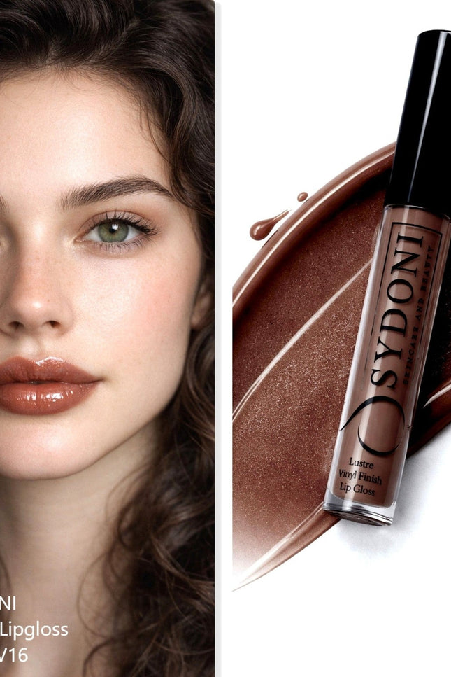 Sydoni - SHADE V16 VINYL FINISH LIPGLOSS - Deep Rich Chocolate Brown