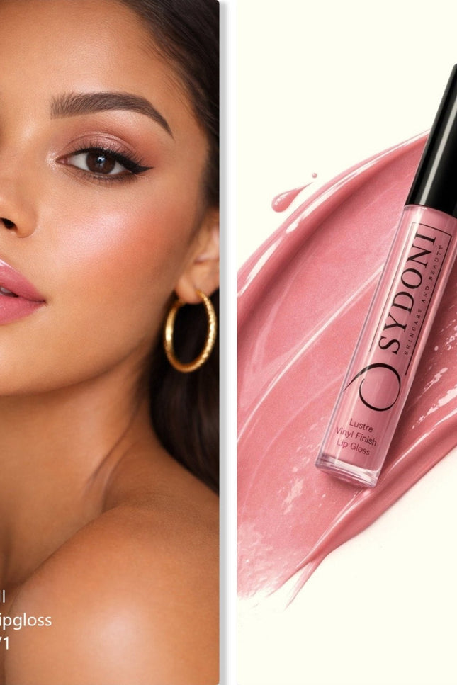 Sydoni - SHADE V1-LUSTRE VINYL FINISH LIPGLOSS - Light Natural Pink
