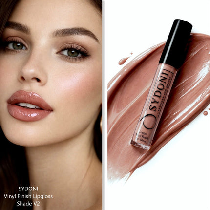 Sydoni - SHADE V2-LUSTRE VINYL FINISH LIPGLOSS- Light Beige Brown