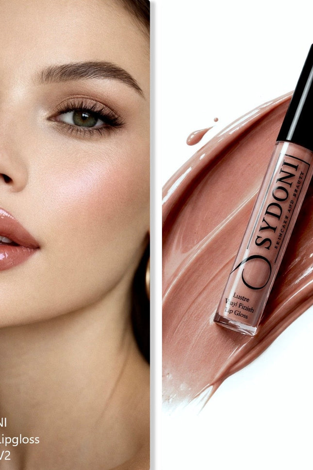 Sydoni - SHADE V2-LUSTRE VINYL FINISH LIPGLOSS- Light Beige Brown