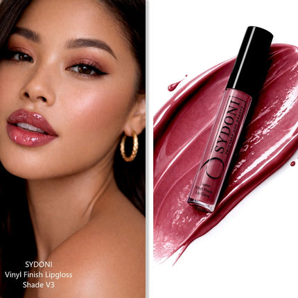 Sydoni - SHADE V3 LUSTRE VINYL FINISH LIPLGLOSS - Medium Berry with Pink undertone