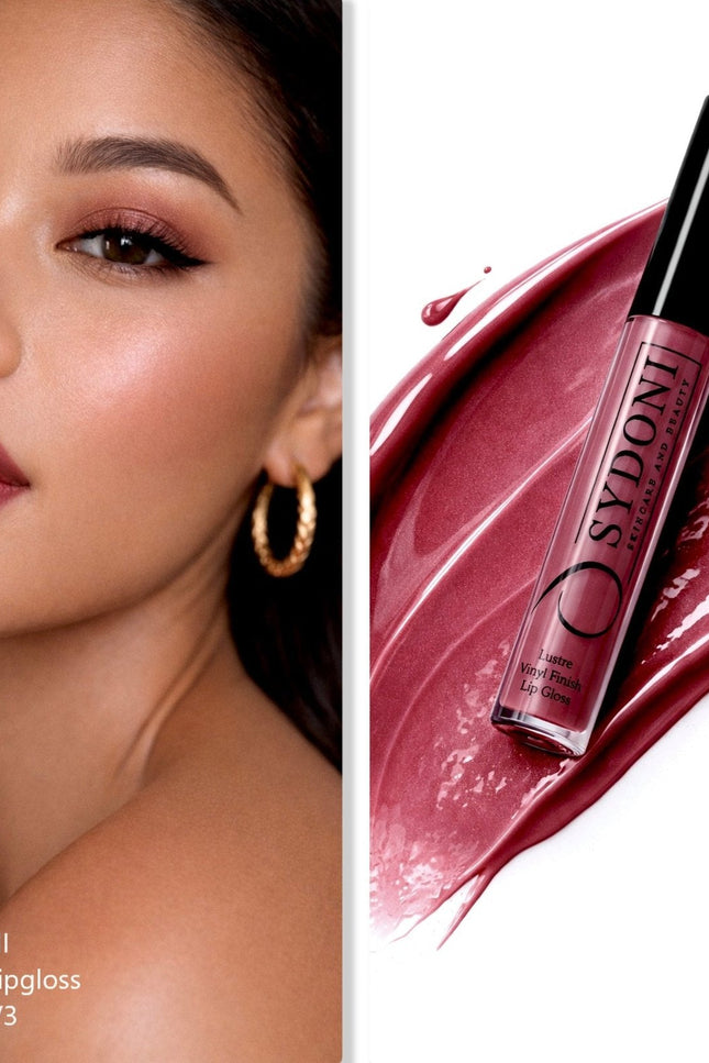 Sydoni - SHADE V3 LUSTRE VINYL FINISH LIPLGLOSS - Medium Berry with Pink undertone