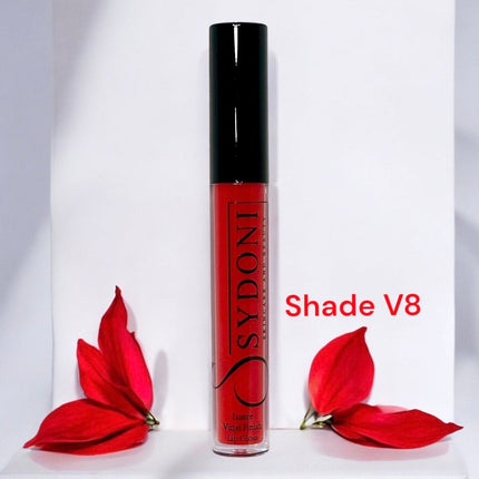Sydoni - SHADE V8 LUSTRE VINYL FINISH LIPGLOSS - Vibrant True Red with Warm Undertone