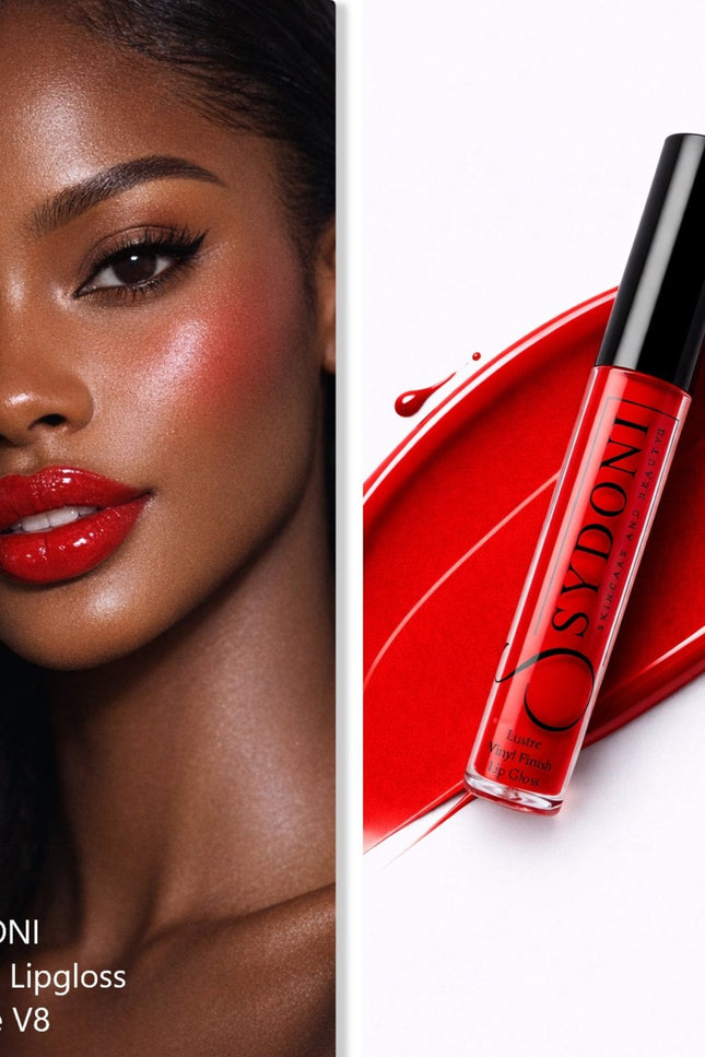 Sydoni - SHADE V8 LUSTRE VINYL FINISH LIPGLOSS - Vibrant True Red with Warm Undertone