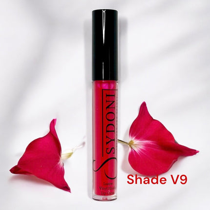 Sydoni - SHADE V9 LUSTRE VINYL FINISH LIPGLOSS - Deep Red with Cool Undertone