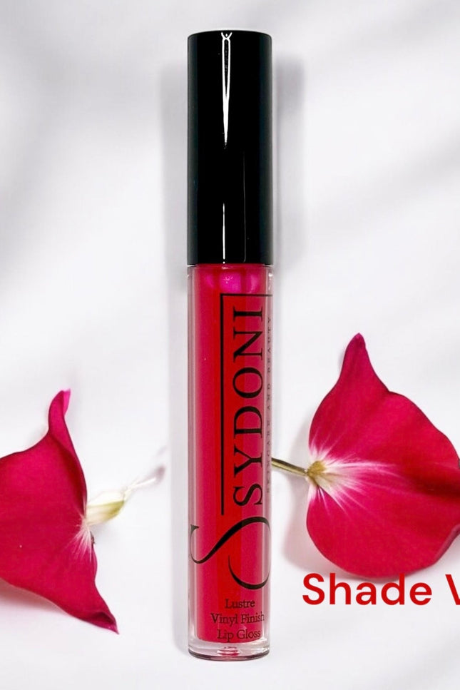 Sydoni - SHADE V9 LUSTRE VINYL FINISH LIPGLOSS - Deep Red with Cool Undertone
