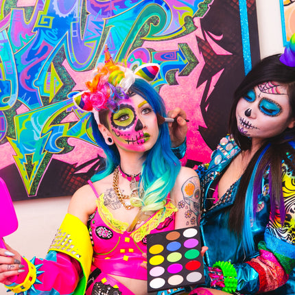 Inked Doll Cosmetics - *HUGE DEAL!*  UNICORN SUGAR SKULL (30 PC Matte/Shimmer Pressed Palette)