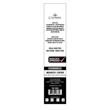 Crown Brush - CWG05- HIGHLIGHTER/CONTOUR BRUSH