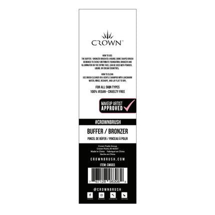 Crown Brush - CWG03- BUFFER/BRONZER BRUSH