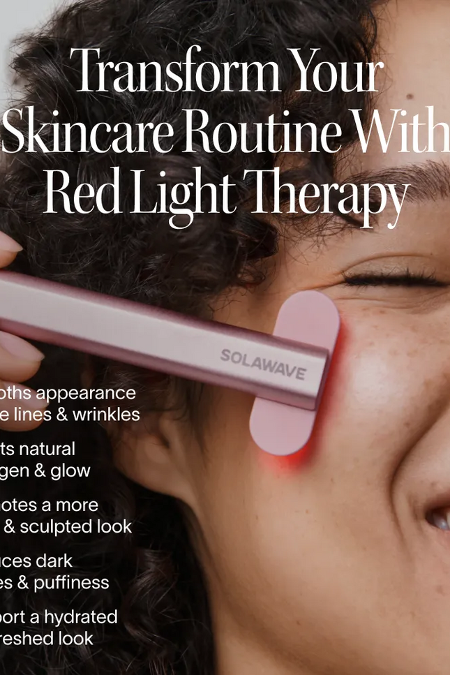 Solawave - 4-in-1 Red Light Therapy Wand & Activating Serum Kit