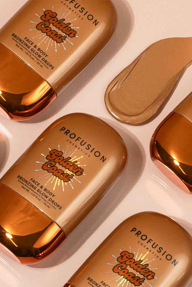 Profusion Cosmetics - Golden Coast - Face & Body Bronzing Glow Drops